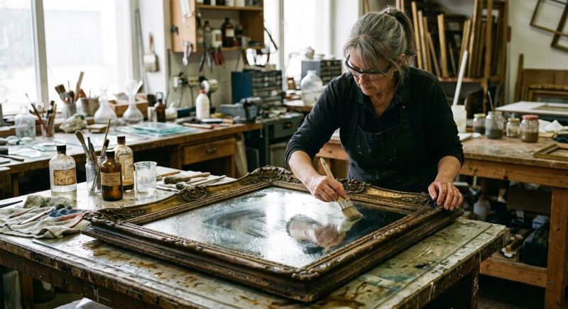 Antique Mirror Restoration Service